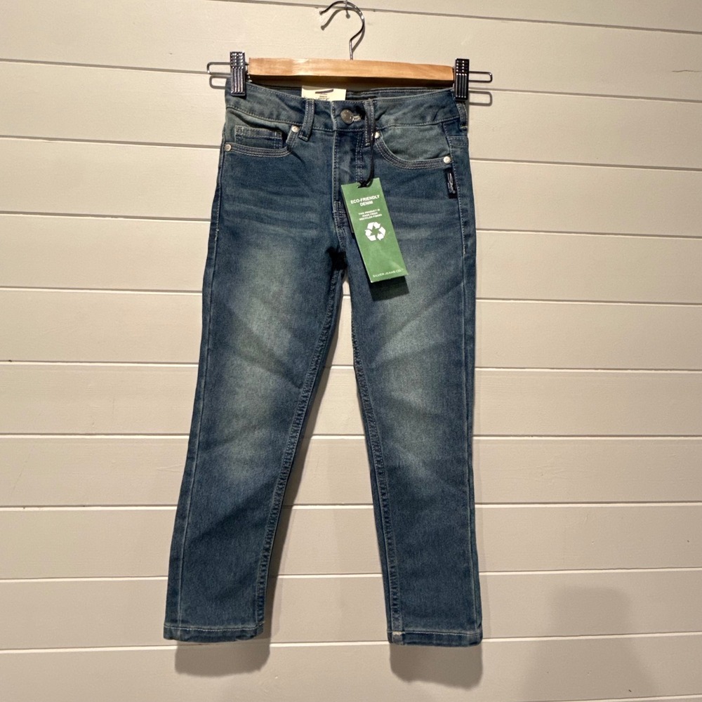 Silver Jeans Co Sasha Girls Skinny Jeans 5 Blue Eco-Friendly Denim NWT